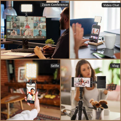 Portable Rechargeable LED Clip-On Selfie Light